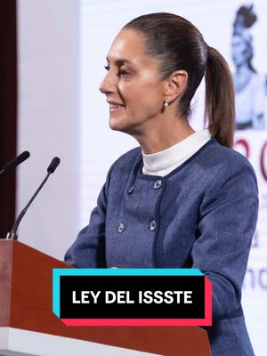 A post by @claudiasheinbaum on TikTok caption: La iniciativa de reforma a la Ley del ISSSTE no afecta a maestros ni empleados del sector Salud. Buscamos fortalecer esta institución en beneficio de las y los trabajadores del Estado. #claudiasheinbaum #PresidentA #mañanera 