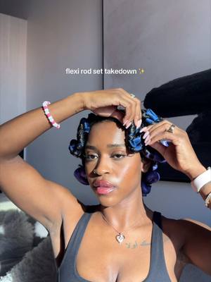 A post by @itstiatamara on TikTok caption: what protective style should I try next? #flexirods #flexirodset #naturalhairtiktok #protectivestyles 