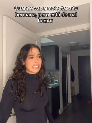A post by @leal_stephany on TikTok caption: La molestes para que se enoje pero se enoja en serio #comedia #humor #hermanas #hermanos 