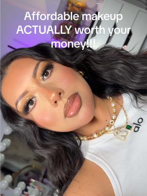 A post by @rocio.roses on TikTok caption: So you want ✨LUXURY✨ Makeup products on tight budget? keep on watching 👀 because nothing about this look is giving low end. It’s giving high value💵💵💵💸 #grwmmakeup #affordablemakeup #productsyouneed #makeuprecomendation #milanicosmetics #essencecosmetics #makeuprevolution #lagirlcosmetics #maybelline #nyxcosmetics #productsthatwork #makeupmusthaves #girlythings #baddieonnabudget #ultabeauty #niveausa #nivea @NIVEA USA @Makeup Revolution @Milani Cosmetics @NYX Professional Makeup @Maybelline NY @essence cosmetics 