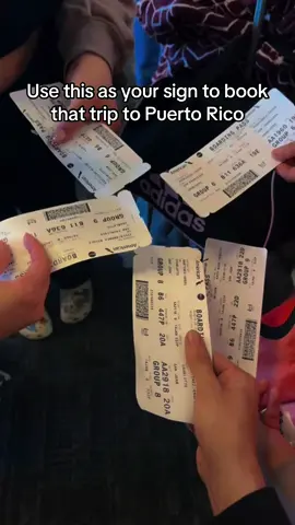 A post by @4ngeldm03 on TikTok caption: Bad Bunny doing a surprise concert was the highlight.  #capcut #fyp #foryou #foryoupage #relatable #travel #lifestyle #vlog #travelvlog #plane #PR #puertorico #boricua #🇵🇷  #BadBunny #debitirarmásfotos #DTmF #Benito #bad #bunny 
