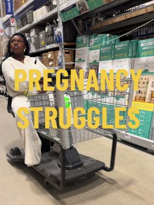 A post by @sheisjayeli on TikTok caption: THE STRUGGLE IS REAL. I be hot, out of breath and tired just walking to the door from my car.  #expectingmom #pregnancytok #pregnantlife #pregnancy #pov #fyp