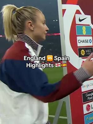 A post by @england on TikTok caption: Euro Champions 🆚 World Champions 🏴󠁧󠁢󠁥󠁮󠁧󠁿🇪🇸 #england #Lionesses #EnglandvsSpain #UWNL 
