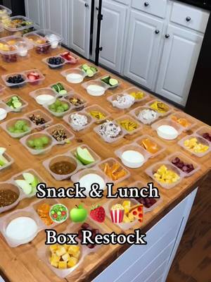 A post by @mom2manygreens on TikTok caption: Snack pack restock #snackpack #restock #snackrestock #asmr #asmrrestock #snacks #asmrfood #aesthetic #satisfying #organizedhome #kidslunchideas #kidslunch #lunchbox #kidslunchbox #fyp #lunchboxidea #adultlunchables #lunchables #MomsofTikTok #momofmany