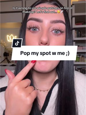 A post by @chantelleef on TikTok caption: not an ad :) LETS POP SOME PIMPLES👹 @Hero Cosmetics 👏🏼👏🏼 I really thought this spot was gonna explode 💥 #pimplepopping #BeautyTok #pimplepatch 