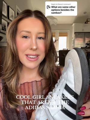 A post by @stylingwithkenzie on TikTok caption: Replying to @Elena #greenscreen comfortable sneaker styles I wish I would’ve bought instead of the Adidas Samba that are still fashionable! #fashion #sneakers #shopping #affordablefashion #howtostyle #clothes #styling #outfits #fashiontiktok #fashion101 #fashionoutfit #fashionhaul #shopwithme #fashionstyle #whattowear #outfitinspo #outfitideas #shoes #fyp #relatable 