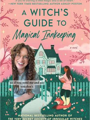 A post by @megstearoom on TikTok caption: My most anticipated read of the YEAR! It’s happening!! @Sangu Mandanna I am so excited to live in your charming world once more! #awitchsguidetomagicalinnkeeping #cozyfantasy #cozyfantasyrec #BookTok 