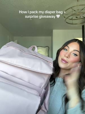 A post by @courtneyycahoon on TikTok caption: Thank you for all the love and support! It means the world and hope you guys love 🥹🤍 #diaperbag #packing #packwithme #organization 