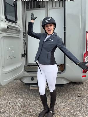 A post by @anja_fee on TikTok caption: Mobwohl Dressuroutfits nochmal mehr slayen 🥲✨ #pferd #equestrian #turnier #showjumping #reiten 