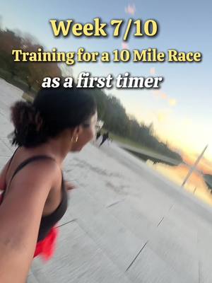 A post by @highvibebyonose on TikTok caption: I can’t believe it’s been 7 weeks already 😭😭😭😭 Here’s to week 7/10 of training for this 10 mile race 😭