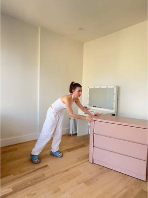 A post by @megsdeangelis on TikTok caption: setting up my new bedroom 🛌🗽💝