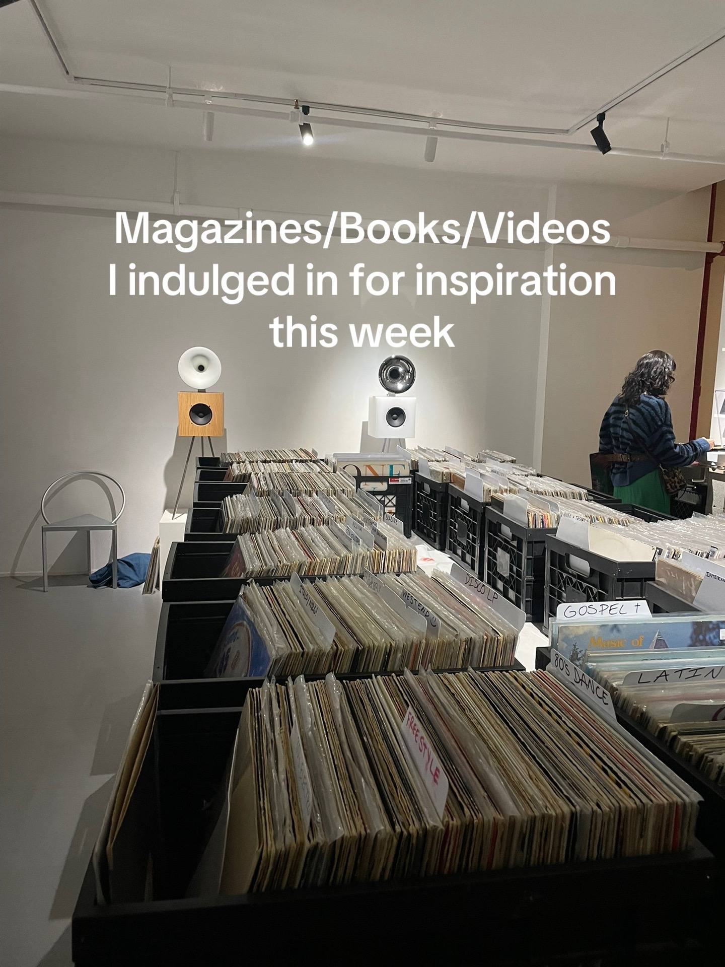 A post by @visualsbyjada on TikTok caption: there is so much cool stuff out there to read and watch  video inspired by: @Mapu  #fyp #magazines #books #musicvideos #fashion #artwork #inspiration #inspired 
