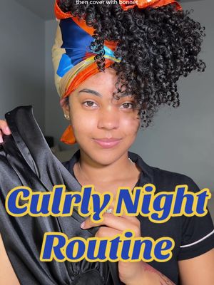 A post by @michixo__ on TikTok caption: Two ways I protect my curls at night ✨🎀 #curlygirl #maintenance #hair #haircare #routine #bonnet #curlyhairroutine