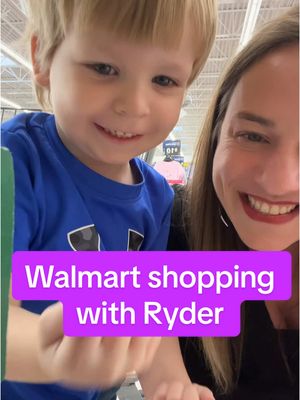 A post by @michellebellexo on TikTok caption: Walmart shopping with my toddler🤗 #toddlermom #shoppingbuddy #growingup 