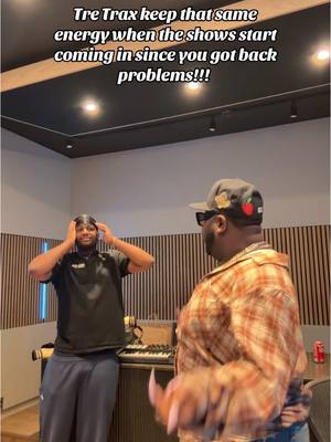 A post by @saucysantana on TikTok caption: @Tre Trax Talmbout it’s not physically possible for him to do that dance! Nai pissed me off! 😒 “Bounce” OTW!!! 