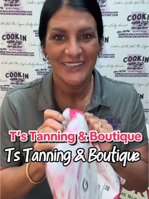 A post by @halthecajunladyaccent on TikTok caption: You gotta check out my favorite boutique in Texas, Ts tanning , and boutique #louisianacheck #texascheck #crawfish #clothes #support #halthecajunladyaccent @Ts Tanning & Boutique 