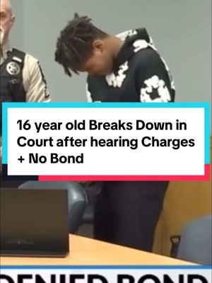 A post by @imnotalawyerbut on TikTok caption: 16 year old breaks down in court after being told he was being charged as an adult for first 1st degree M & being held without bond. 16 year old Sean Simpson is charged with the death of Zaquavious Dawkins who was pronounced deceased on January 26th. Simpson is charged under North Carolinas recent law amendment that allows 16 and 17 year olds to be charged as adults for more serious crimes. This type of law is common in many US states. 