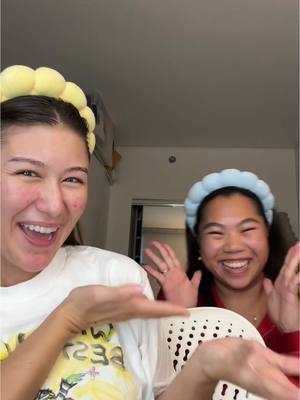 A post by @pepperonimuffin on TikTok caption: GRWM w bestie @Mei Mei 