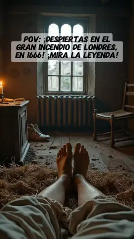 A post by @cuentosinfantiles2207 on TikTok caption: 🔥 El Gran Incendio de Londres – 1666 🔥 Imagina despertarte en medio de la noche y ver el cielo envuelto en llamas. Eso fue exactamente lo que ocurrió el 2 de septiembre de 1666, cuando un pequeño incendio en una panadería en Pudding Lane se convirtió en una de las mayores tragedias de la historia de Londres. El fuego se propagó rápidamente por las calles estrechas y casas de madera, avivado por fuertes vientos. Durante cuatro días, las llamas arrasaron la ciudad, destruyendo más de 13,000 casas, 87 iglesias e incluso la Catedral de San Pablo. Miles de personas huyeron desesperadas, algunas escapando por el río Támesis, mientras otras observaban impotentes cómo sus vidas se convertían en cenizas. A pesar de la devastación, el incendio marcó el renacimiento de Londres. La ciudad fue reconstruida con calles más anchas y edificios de piedra, haciéndola más segura para el futuro. 🔥 ¿Y si hubieras estado allí? Mira esta recreación cinematográfica y revive este momento histórico. 🔥 #GranIncendioDeLondres #Historia #1666 #Ai  #LondresEnLlamas #MaestriDelPov #cinematic #story #Film 