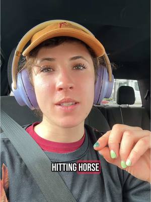 A post by @sdequus on TikTok caption: Snowflakes love hitting horses