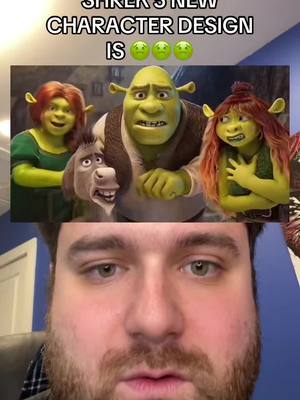 A post by @vinnylocasto on TikTok caption: Still love Shrek but cmon #fyp #shrek #shrek5 #reaction #trending #movietrailer #trailer 