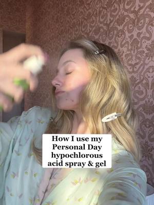 A post by @lilireinhart on TikTok caption: These are the new @Personal Day products that l'm obsessed with!! we took our time with the packaging & perfecting the fine mist spritzer 🙏🏻🥲💚 so refreshing & soothing, perfect for both active breakouts and breakout prevention #personaldayskin 