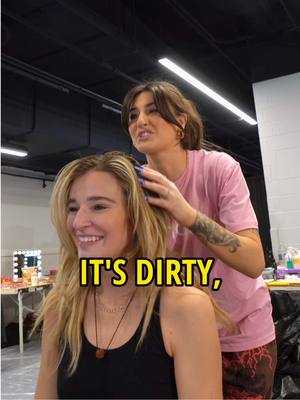 A post by @sharon.simplyinsane on TikTok caption: She flew 36 hours for this hair transformation…😳