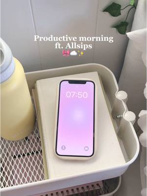 A post by @pinkcoconutt on TikTok caption: Spend a productive morning with me🎀🕊️ @allsips #allsips #productivity #morning #routine #morningroutine #aestheticroutine #morningmotivation 