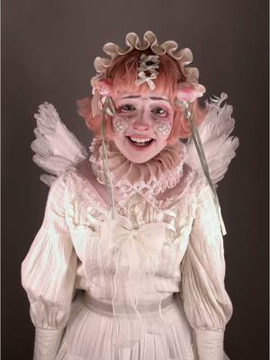 A post by @endomarf on TikTok caption: Bye bye #occosplay #style #makeup #cosplay #angel #oc 