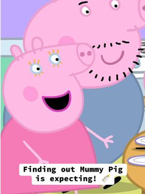 A post by @peppapig on TikTok caption: Exciting things are happening for Peppa, George, Mummy and Daddy Pig! We can’t wait to welcome the newest addition later this year 🍼❤️ #peppapig #expectingpigchanges #baby #pregnant #pregnancy 