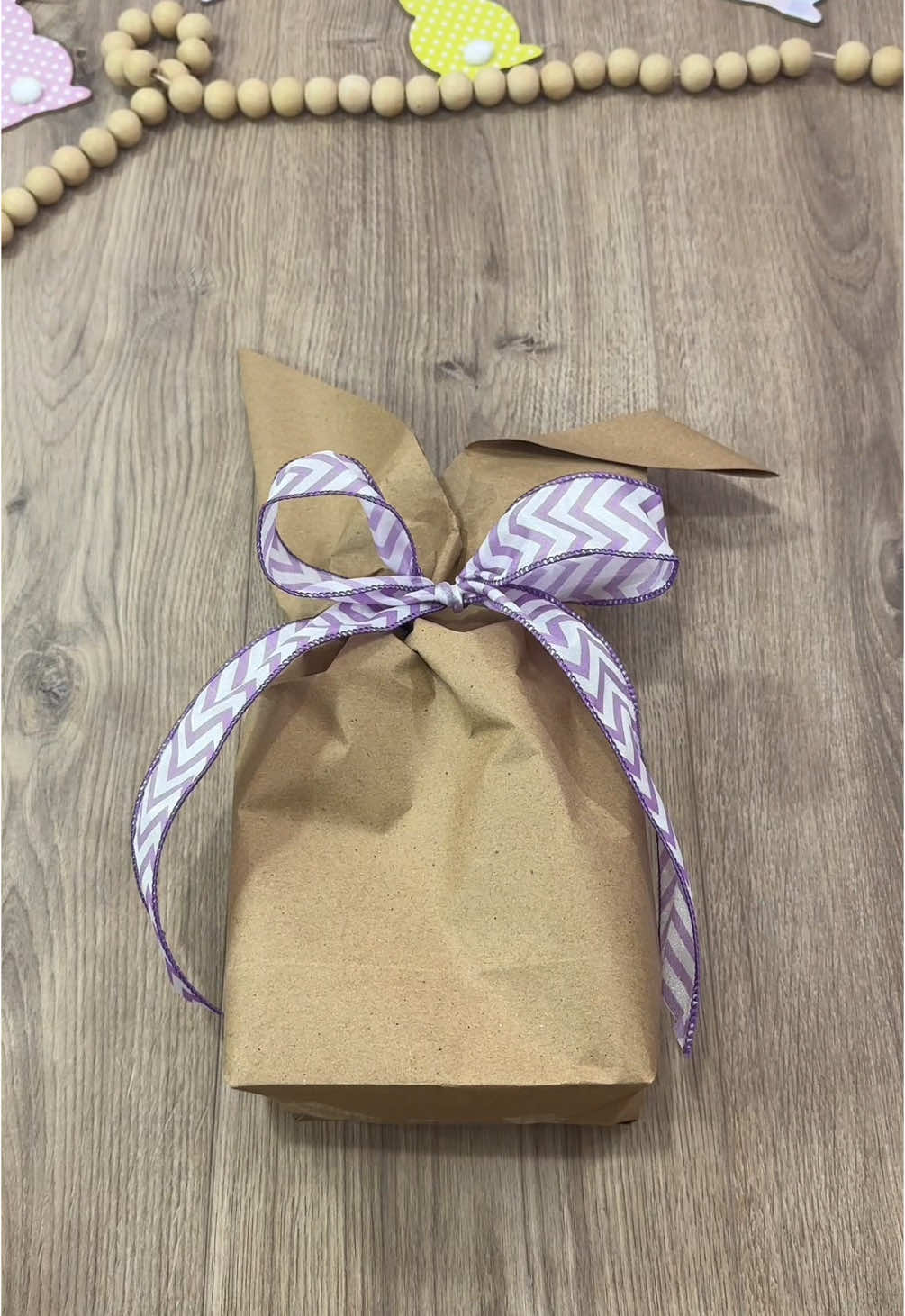 A post by @beeandblooms on TikTok caption: Everyone asks me what I do after Christmas—my answer? A little bit of everything! Follow me on IG to see some fun Easter-themed wraps! #beeandbloomswraps 