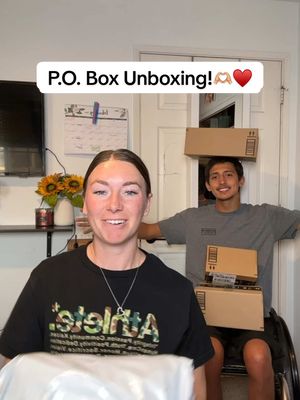 A post by @ambercogbill03 on TikTok caption: P.O. Box Unboxing!🫶🏼♥️ #pobox #paralyzed #paraplegic #wheelchair #wheelchairlife #fylpシviralシ #spinalcordinjury #spinalcordinjuryrecovery #spinalcordinjurysurvivor #fiance #engaged #motivation #howto #dirtbike #moto #racing #foryoupage #craighospital @Neven @Amber Cogbill 