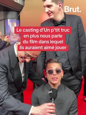 A post by @brutofficiel on TikTok caption: Le casting d’Un p’tit truc en plus nous parle du film dans lequel ils auraient aimé jouer #cesars2025 #cinema #cesar #unptittrucenplus #onregardequoi 