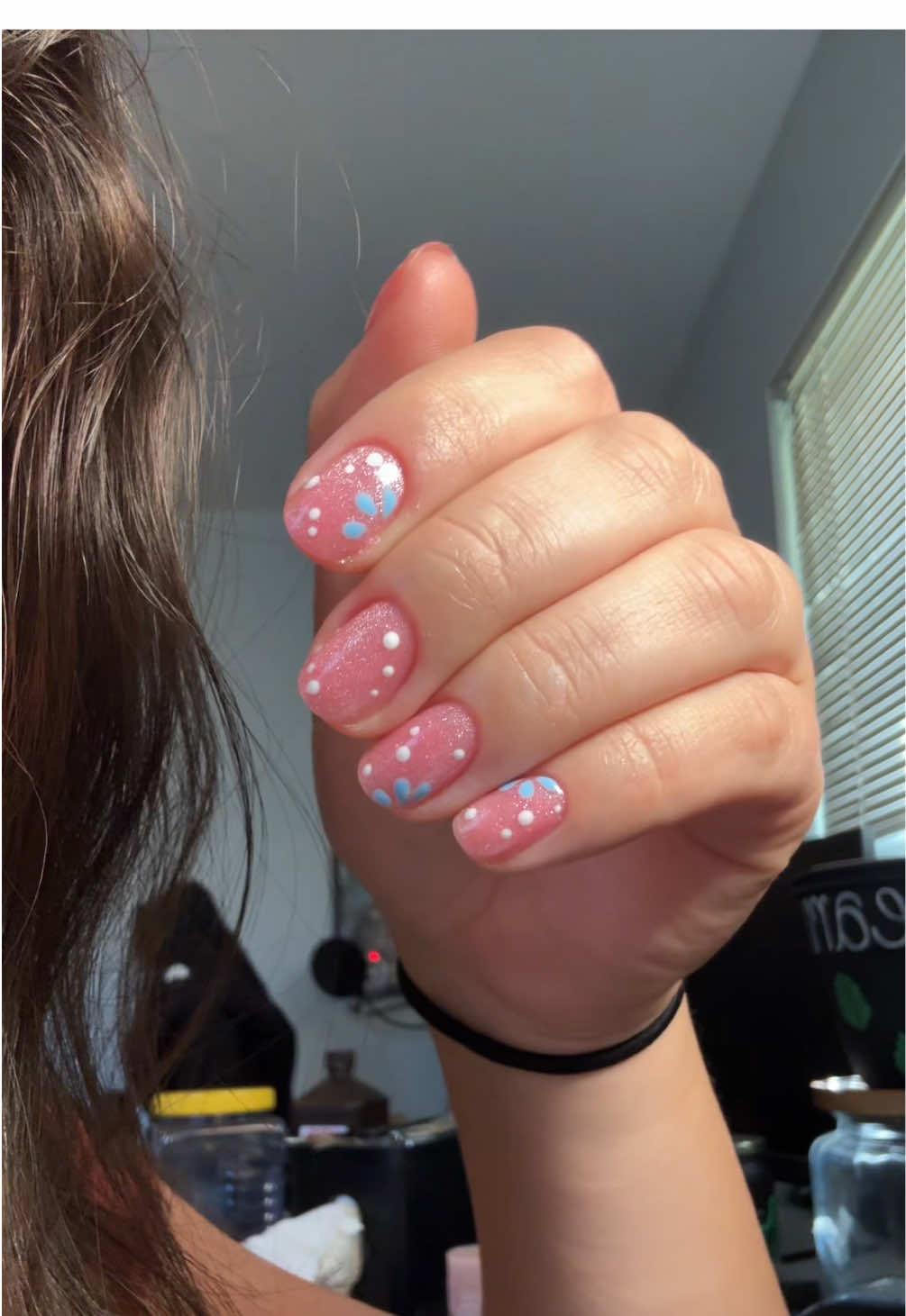 A post by @illymlin15 on TikTok caption: 🙏Begging my adhd to let me keep em for more than 5hrs this time — ugh i just wanna paint it on more stuff!! 🤩 I can’t wait to rediscover this sparkle every second they catch light ✨🥰 #adhd #nails #justgirlythings