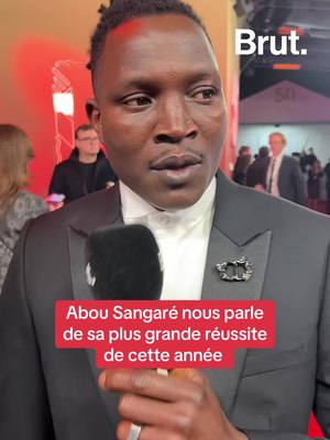 A post by @brutofficiel on TikTok caption: Abou Sangaré nous parle de sa plus belle réussite de l’année  #cesars2025 #cinema #cesar #abousangare #onregardequoi 