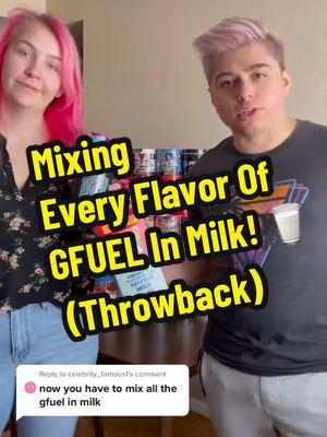 A post by @dannydorito23 on TikTok caption: This would take hours to do now! 😂 @G FUEL Energy #throwback #gfuel #mix #tastetest 