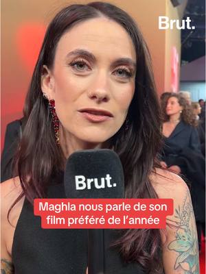 A post by @brutofficiel on TikTok caption: Maghla nous parle de son film préféré de l’année  #cesars2025 #onregardequoi #cesar #maghla 