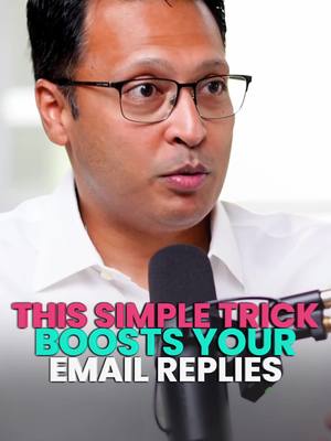 A post by @sharransrivatsaa on TikTok caption: Stop losing leads to spam folders—this simple hack 3-4X’s your email response rate!