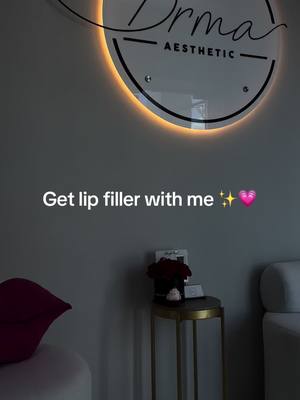 A post by @_adamarisaguirre on TikTok caption: Get my lips done with me 👄 #fyp #trending #lipfiller 