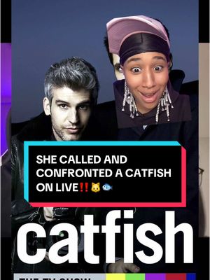 A post by @josselynmorris on TikTok caption: AYE @CatfishMTV I GOT ONE FOR YA’LL 😭😭😭💀💀 #catfish 