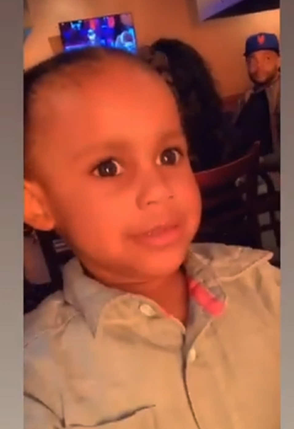 A post by @afrolatina93 on TikTok caption: Took this video in 2018 lol still trips me out 🤣 #hibachibaby #hibachi #fyp #fy #MomsofTikTok #funnyvideo #fire #hibachigrill 