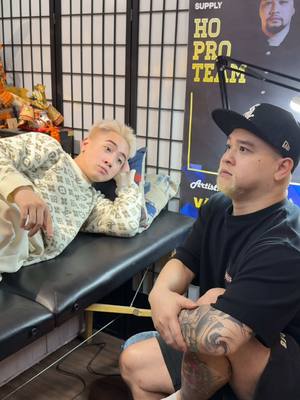 A post by @lebaoofficial on TikTok caption: Thợ xăm tiền thưởng @HOÀ MỤC INK-Tattoo Studio 🌼 #tattooche #lebaoremix #lebao 