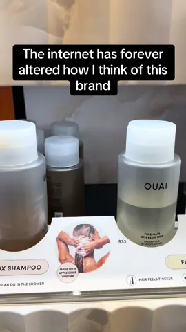 A post by @captainmarvelbeauty on TikTok caption: I am so sorry @THE OUAI my brain has been rotted 