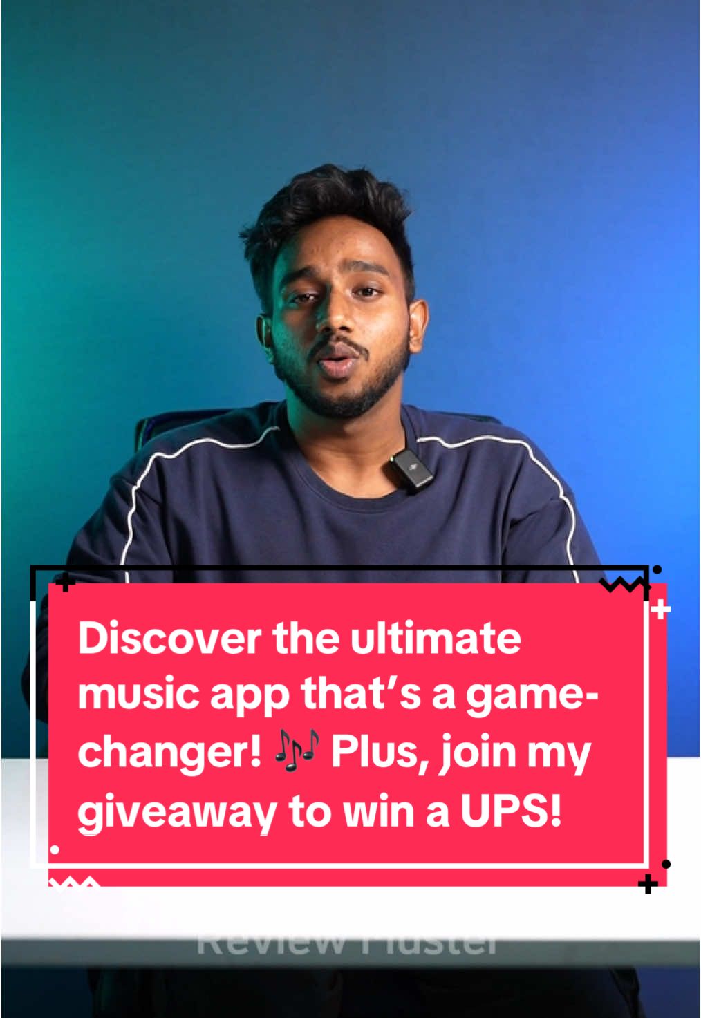 A post by @reviewmaster_sl on TikTok caption: Discover the ultimate music app that’s a game-changer! 🎶 Plus, join my giveaway to win a UPS! @Hikvision Sri Lanka Official  #MusicLovers #GiveawayAlert #learnontiktok 