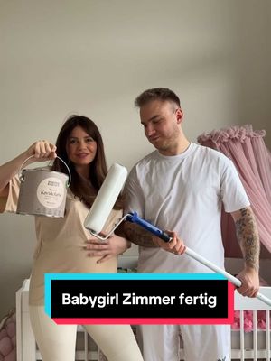 A post by @yvonnedilauro on TikTok caption: Wie findet ihr das Ergebnis?🥹🩷 #babyzimmer #kinderzimmer #schwanger #babygirl #mädchenzimmer 