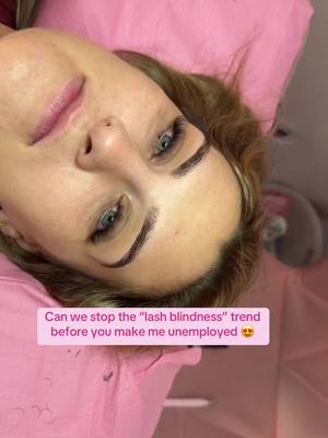 A post by @kenziegott_ on TikTok caption: Well I personally think these look way better than nothing 😅🤭💕✨#lashes #lashblindness #fyp #lashes #beauty #trendingsong 