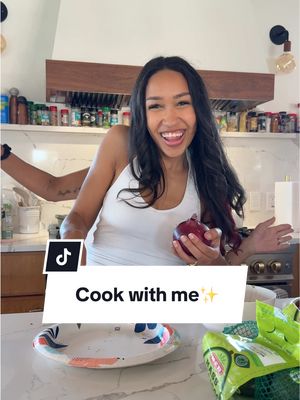 A post by @jaylabrenae5 on TikTok caption: This gave me a glimpse of what life will be like in my new kitchen and I couldn’t be more excited 😭✨ #cookwithme #easyrecipeideas #salmonmeal #cooking 