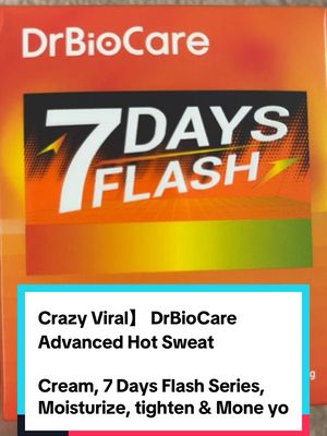 A post by @heyreemaa on TikTok caption: Crazy Viral】 DrBioCare Advanced Hot Sweat Cream, 7 Days Flash Series, Moisturize, tighten & Mone your skin, Make skin smooth and delicate, Increases skin elasticity Body Care Lotions. @DBCUSA #reemanimasti #reetiktokshop #reeshop #viralproduct #TikTokShop #ttshop #tiktokshopping #tiktokmademebuyit #tiktokshopfind #tiktokshopfinds #ttshopping 