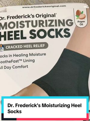 A post by @heyreemaa on TikTok caption: Dr. Frederick's Moisturizing Heel Socks. @Dr. Frederick's Original #reemanimasti #reetiktokshop #reeshop #viralproduct #TikTokShop #ttshop #tiktokshopping #tiktokmademebuyit #tiktokshopfind #tiktokshopfinds #ttshopping 