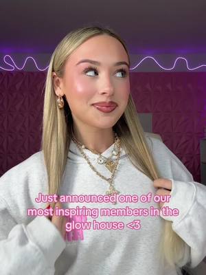 A post by @giannamjoyce on TikTok caption: announced on insta because that’s where she makes her content!! 💕 Insta @ realglowhouse || #glowhouse #youreloved 